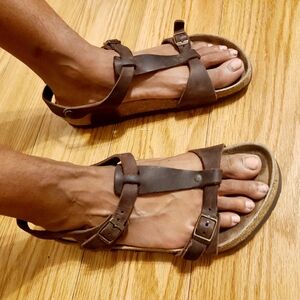 RARE Birkenstock Odessa T-Strap - Habana